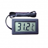 Indicador de Temperatura Com Alimentação Por Bateria Display Lcd Lr44 1,5V